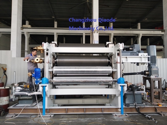 Y Type Three Roller Fabric Calender Machine 480×2020