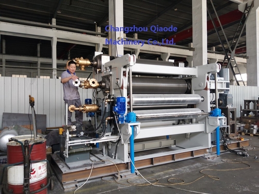 Y Type Three Roller Fabric Calender Machine 480×2020