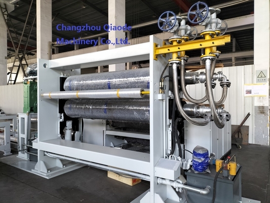 420×2020mm Nonwoven Fabric CE Two Roll Calender Machine