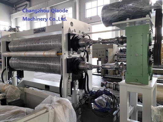 420×2020mm Nonwoven Fabric CE Two Roll Calender Machine