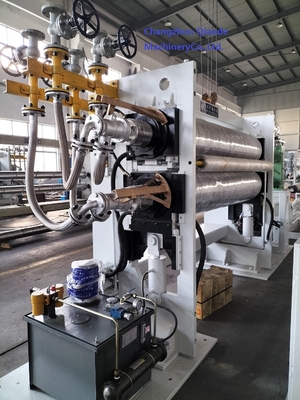 420×2020mm Nonwoven Fabric CE Two Roll Calender Machine