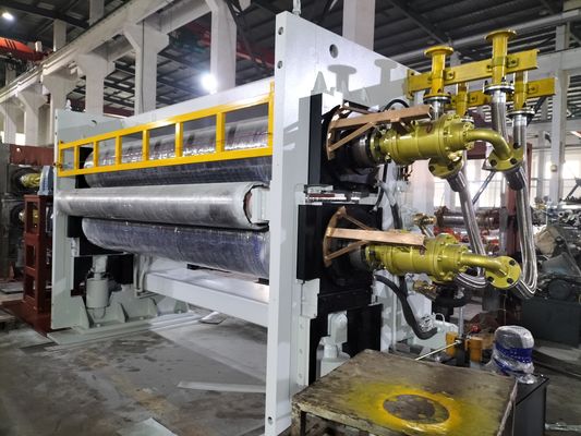 Fabric Embossing 6000mm Calendar Rolling Machine