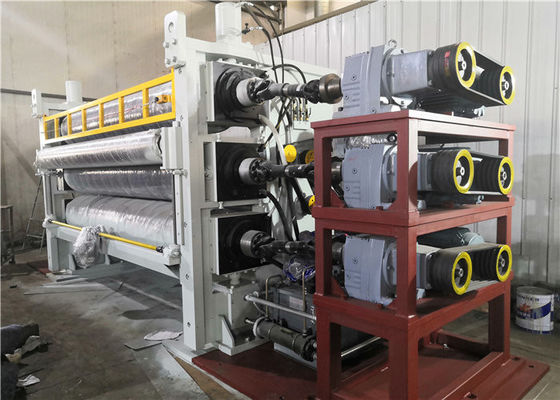 Three Roll Protective Clothing Fabric Calender Machine