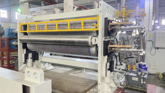 One Motor Calender Roller Machine φ420×2020mm For Nonwoven Fabric